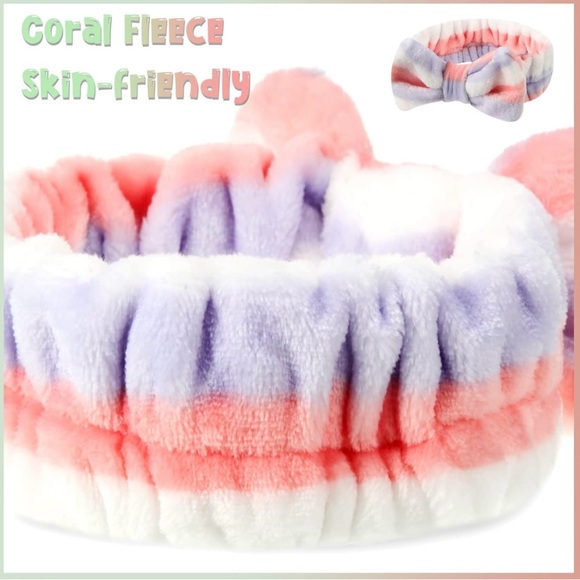 Spa Headband w/ Bow (2 headbands) - Picture 4 of 6